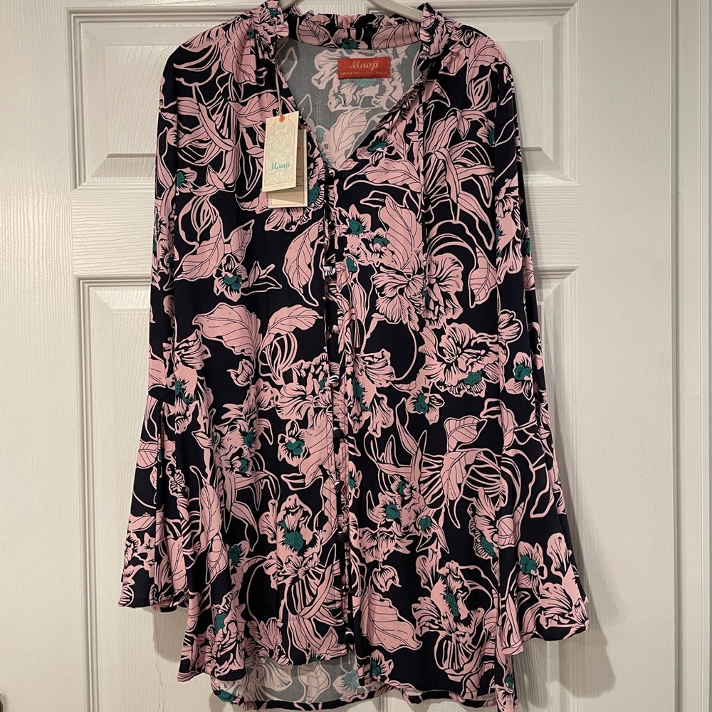 Maaji purple bucket list cover-up small new w tags